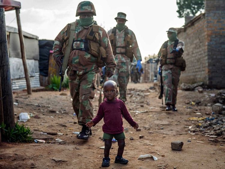 South African National Defence Forces  LOCKDOWN