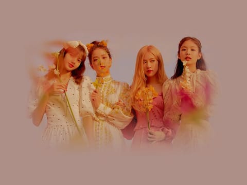 BlackPink - Left to right - Lisa, Jisoo, Rosé, and Jennie