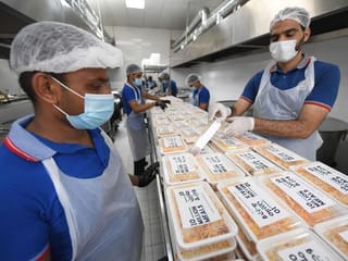 10 Million Meals: Volunteers prepare and distribute iftar meals