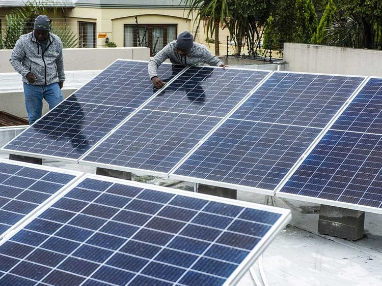 Energy solar panels South Africa