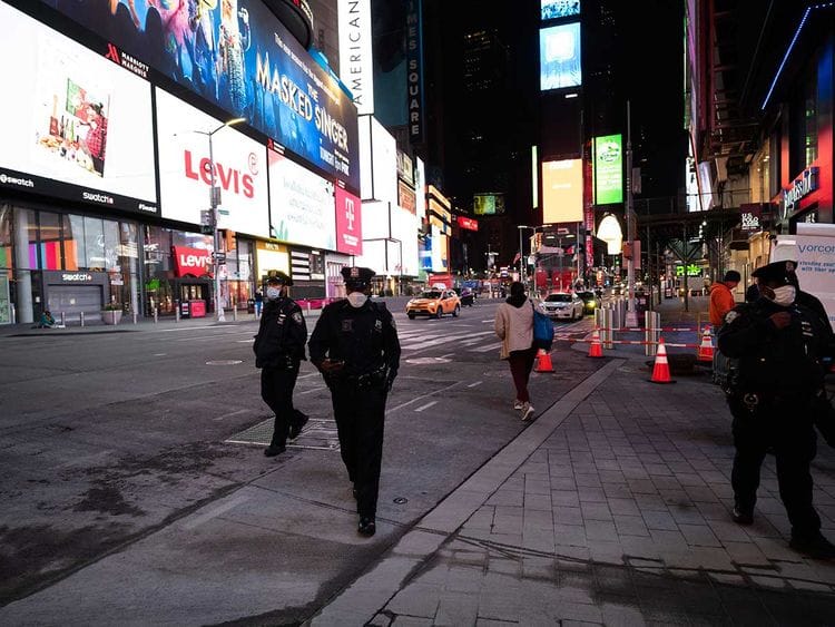 New York police patrol