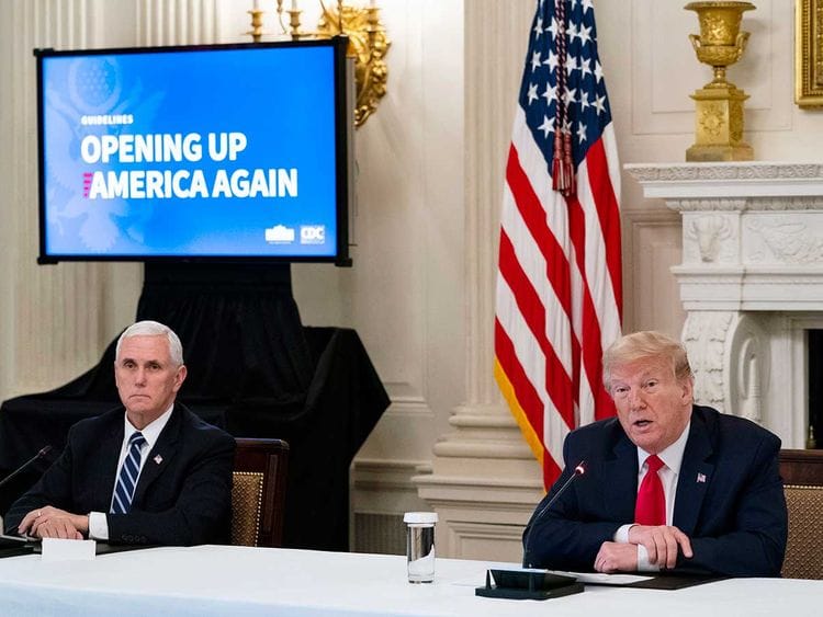 President Donald Trump and Vice-President Mike Pence