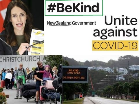 BE KIND, STAY CALM: Clear, simple messaging from government has kept New Zealand cases low, allowing the island nation to crush the COVID-19 curve. 