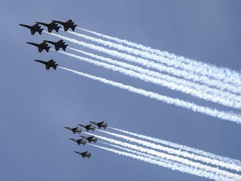 Military jets in US. For illustrative purposes only.