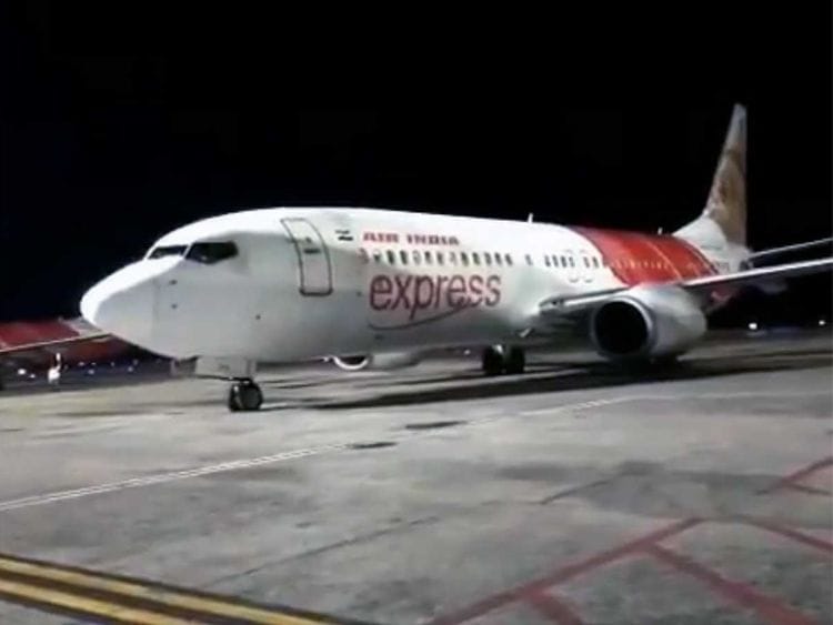 Air india Express aircraft lands in Kerala
