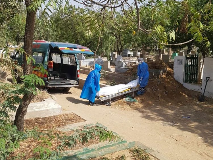 Pakistan burial