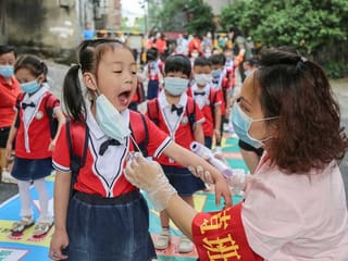 What back-to-school looks like for kindergarten students in China