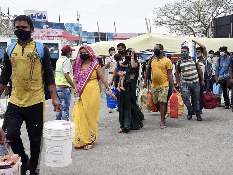 India Bihar migrants Patna Danapur