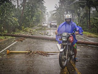 First pictures: Typhoon Vongfong wreaks havoc in the Philippines