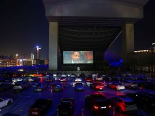 New drive-in cinema at Mall of the Emirates