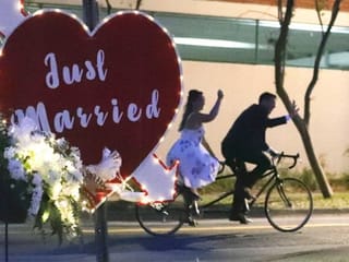 Photos: How they got married despite COVID-19 outbreak