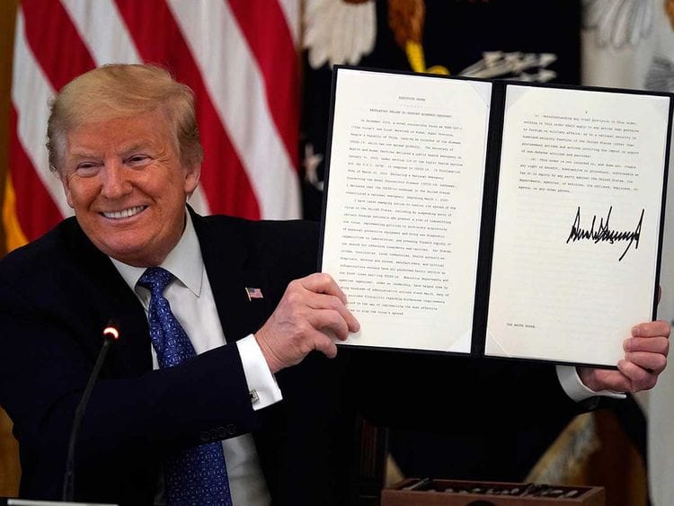US President Donald Trump