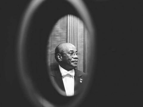 In an undated photo from the White House Photo Office, Wilson Jerman, a longtime White House butler, in 2004. Jerman, who started working as a cleaner for President Dwight D. Eisenhower in 1957 and retired in 2012 as an elevator operator for President Barack Obama, died on May 17, 2020. He was 91. 