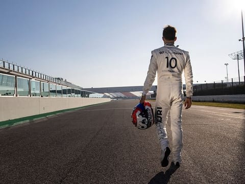 Alpha Tauri driver Pierre Gasly.