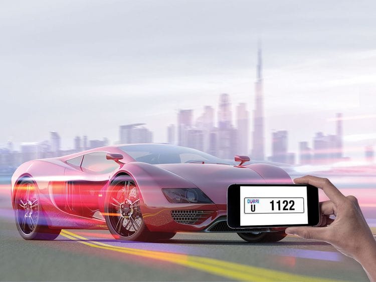 RTA plate auction