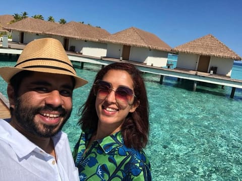 Khaled and Peri in Maldives