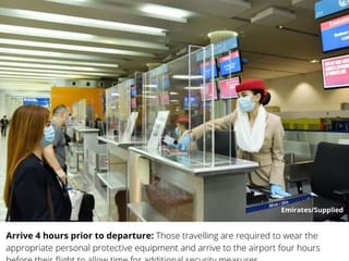 COVID-19: If you're flying, arrive 4 hours prior to departure