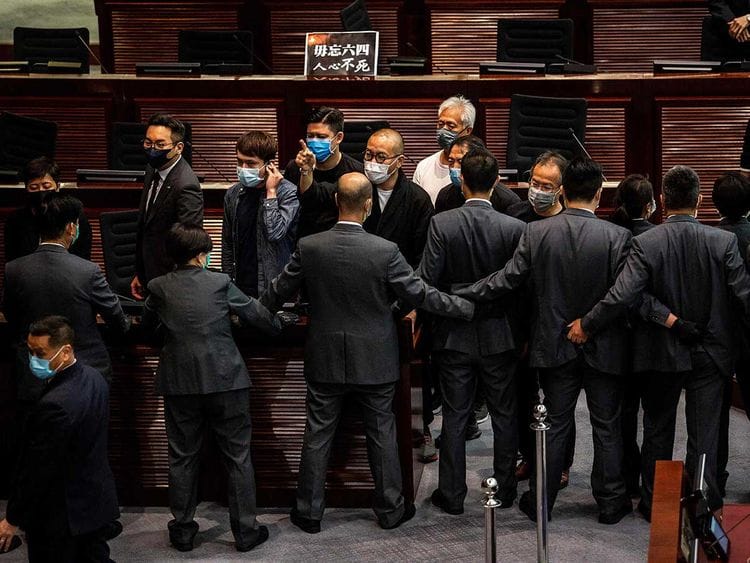 Hong Kong lawmakers