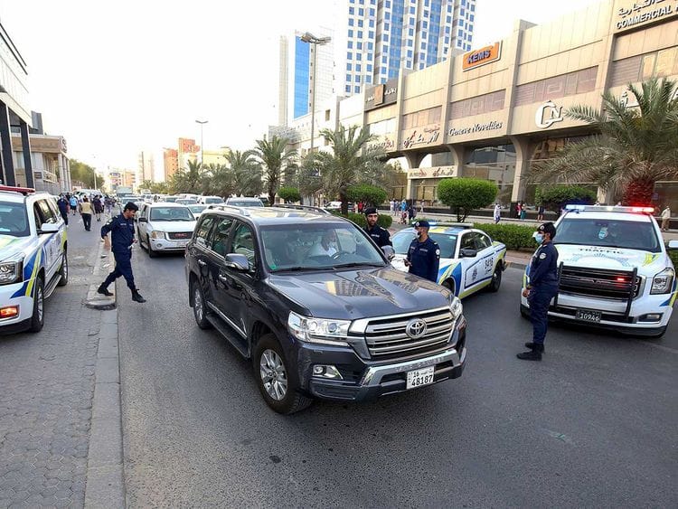 Kuwait police Hawally district