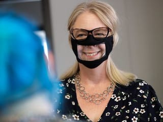 COVID-19: Face masks with windows mean more than smiles to deaf people