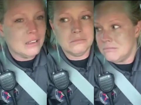 Georgia cop cries over not being served food in viral video