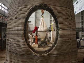 In pictures: Czech sculptor creates 3D-printed floating house