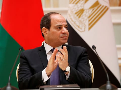 Egyptian President Abdul Fattah Al Sisi 