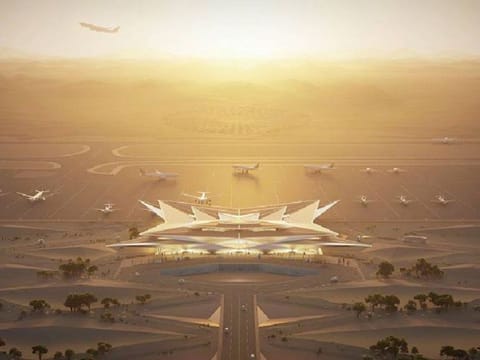 The design for the terminal building is quite an eye catching one. Amaala will develop into a full-scale luxury destination on the Red Sea coast.
