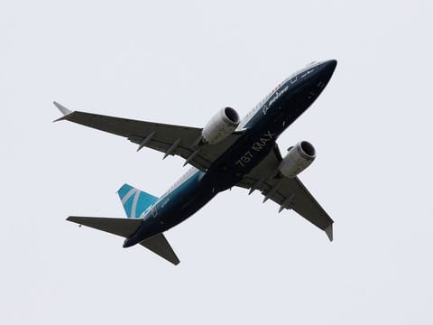 File photo: A Boeing 737 MAX airplane.