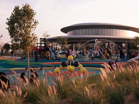 The Aljada Discovery Centre in Sharjah. The destination will be hosting drive-in cinema viewing from July 1.