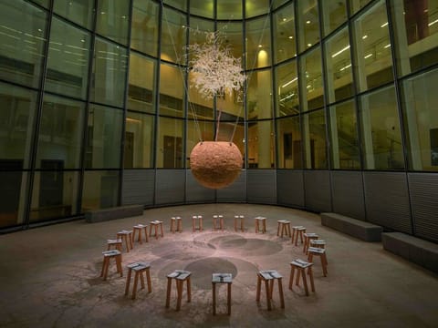 Permanent Temporariness at The NYUAD Art Gallery in 2018.