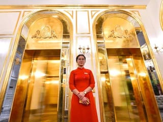 See the world's first gold-plated hotel in Vietnam