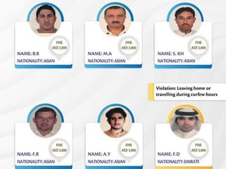 UAE names, shames COVID-19 rule breakers