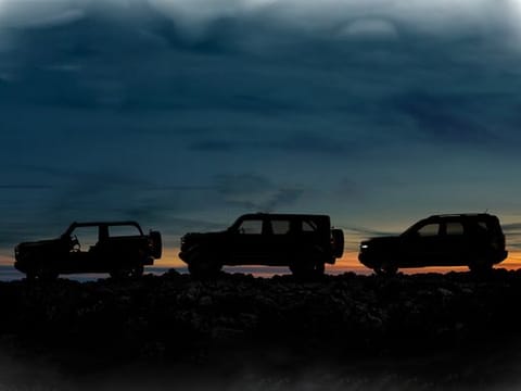 Ford teases all three Bronco variants ahead of official debut