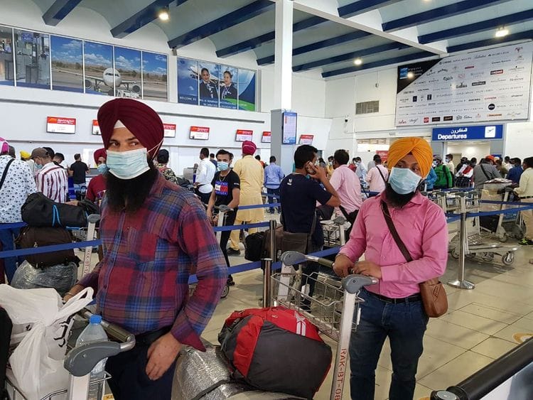 Chandigarh repatriation flight leaves from Ras Al Khaimah 