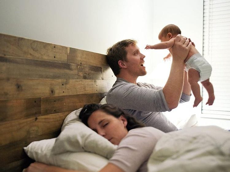 Supporting wife after a baby