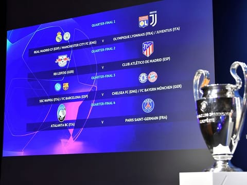 The Champions League draw will be held on Friday afternoon