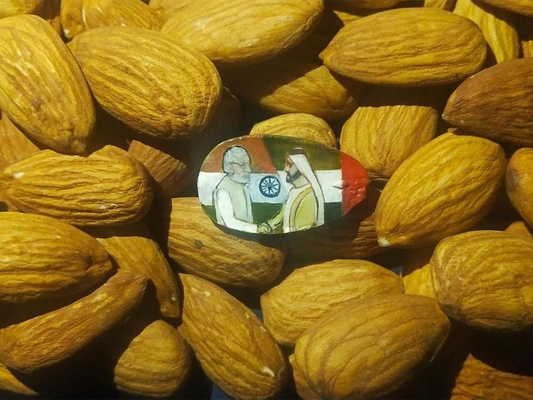 Almond portrait