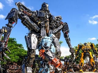 Photos: Thailand's Ban Hun Lek metal museum brings fictional characters to life