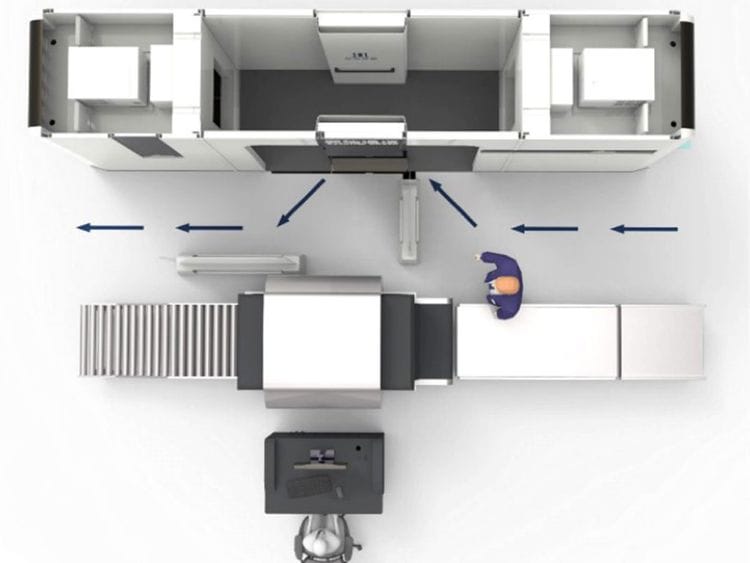 New body scanner to detect contraband in Dubai 
