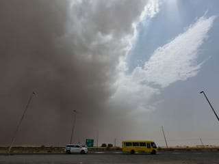 Weather update in pictures: Haze and dust blur the UAE skyline
