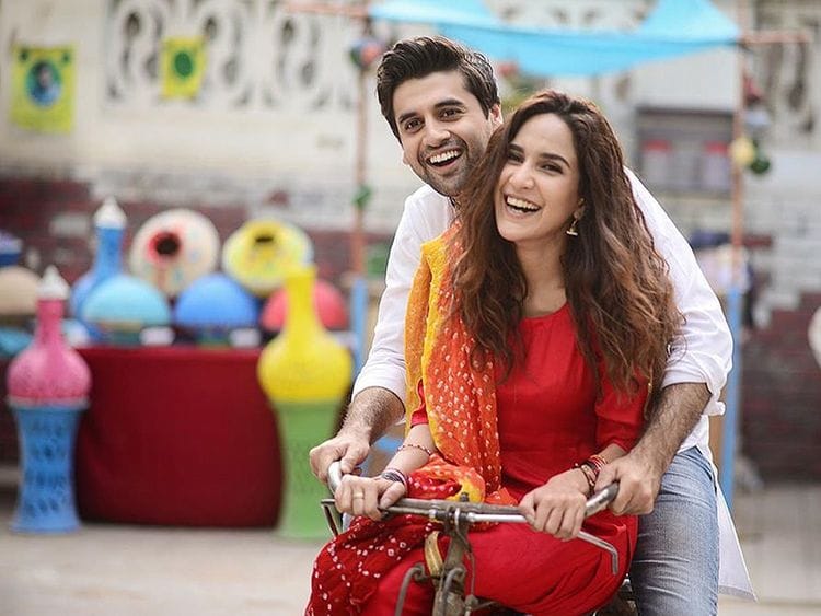 Raza Talish and Anoushay Abbasi in a still from ABDULLAHPUR KA DEVDAS-1595406640722
