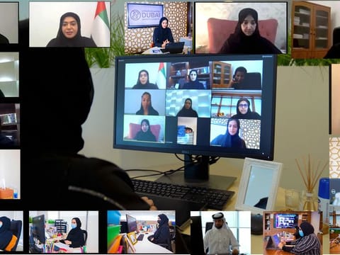 'International Forum for Women and Sports,' hosted by Dubai Sports Council, in progress on Wednesday.