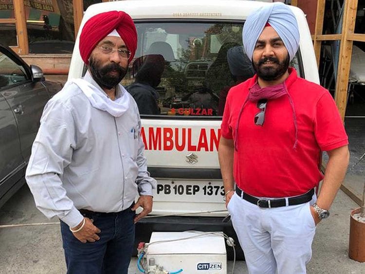 Manjinder Singh Sachdeva Vikram Chhabra ventilator ambulance traditional business