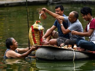 Photos: Hindu devotees mark Naga Panchami festival