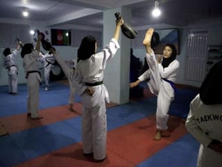 Photos: Afghan women assert themselves with martial arts