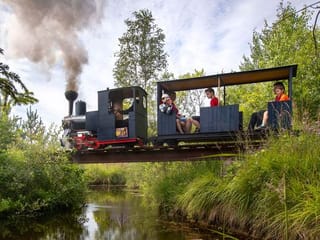 Photos: Russian enthusiast builds his own mini-railway