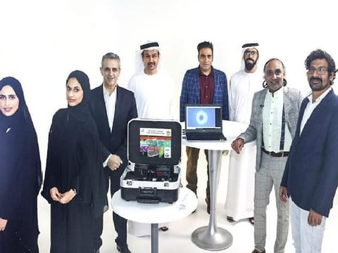 QuantLase Imaging Lab, the medical research arm of International Holdings Company (IHC), has developed an innovative device that enables faster COVID-19 mass screening.