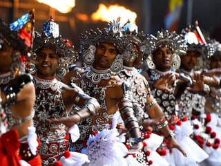 Colourful parade mark Colombo's Esala Perahera festival 