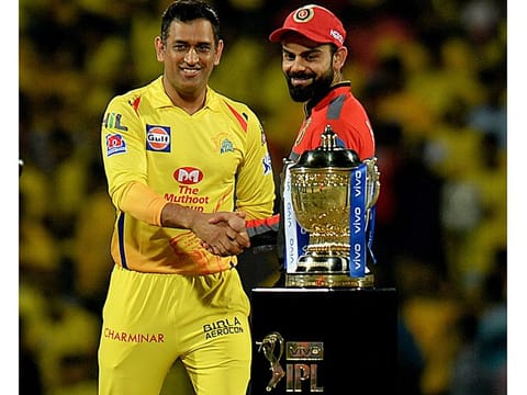 MS Dhoni and Virat Kohli 